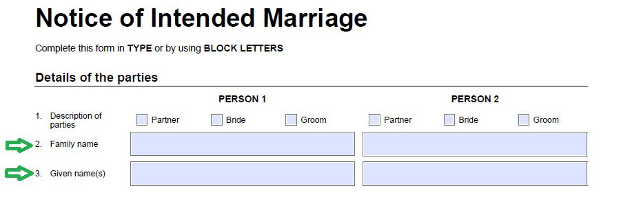6 Common Mistakes Made In Filling Out The Notice of Intended Marriage 29