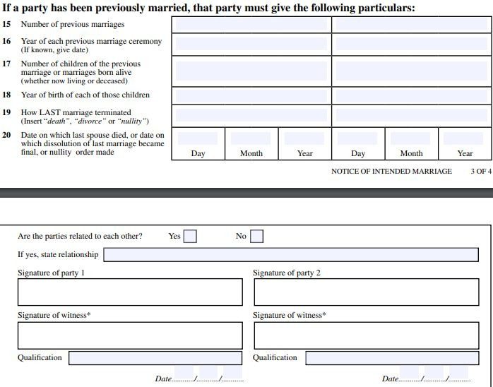 6 Common Mistakes Made In Filling Out The Notice of Intended Marriage 28 6 Common Mistakes Made In Filling Out The Notice of Intended Marriage 28