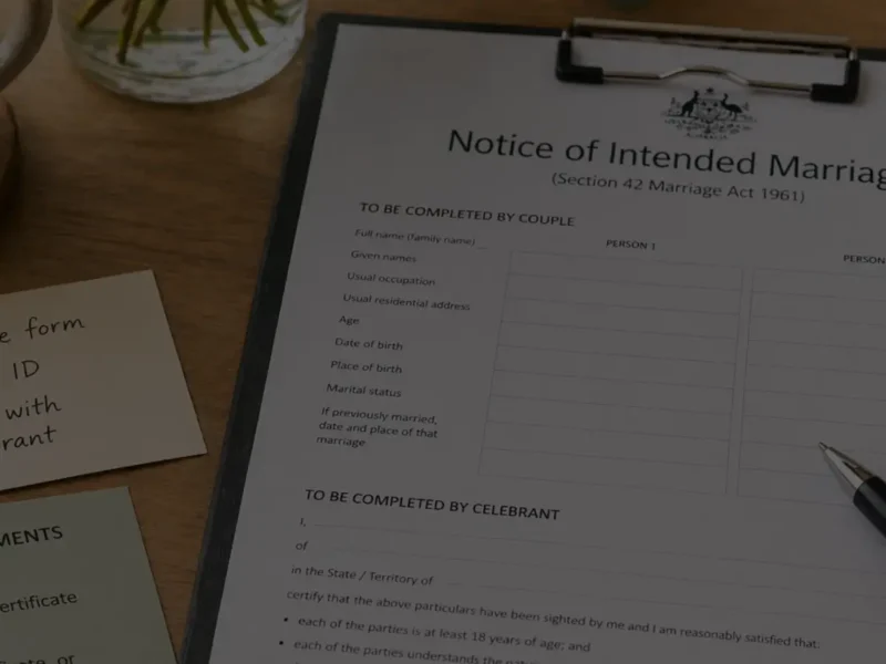 Notice of Intended Marriage (NOIM): What It Is + How to Lodge It 31 Notice of Intended Marriage (NOIM): What It Is + How to Lodge It 30